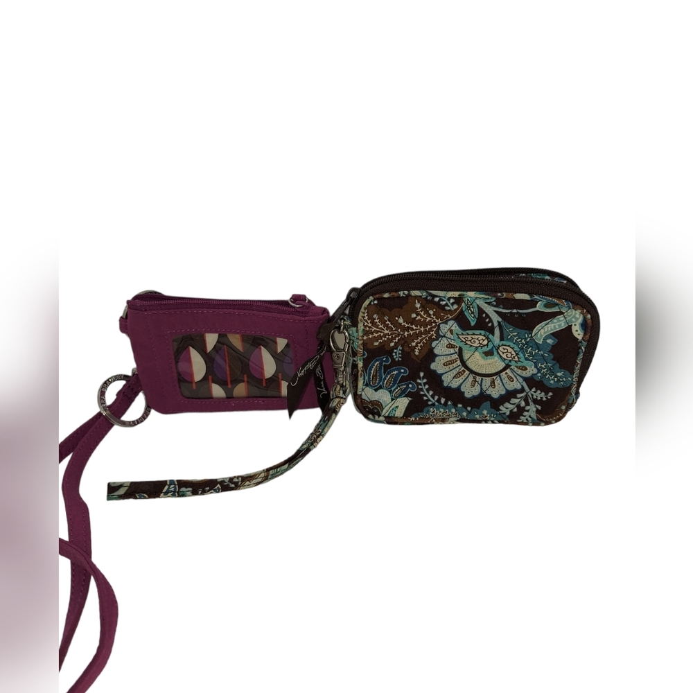 Vera Bradley Zip ID Lanyard and Small Wristlet